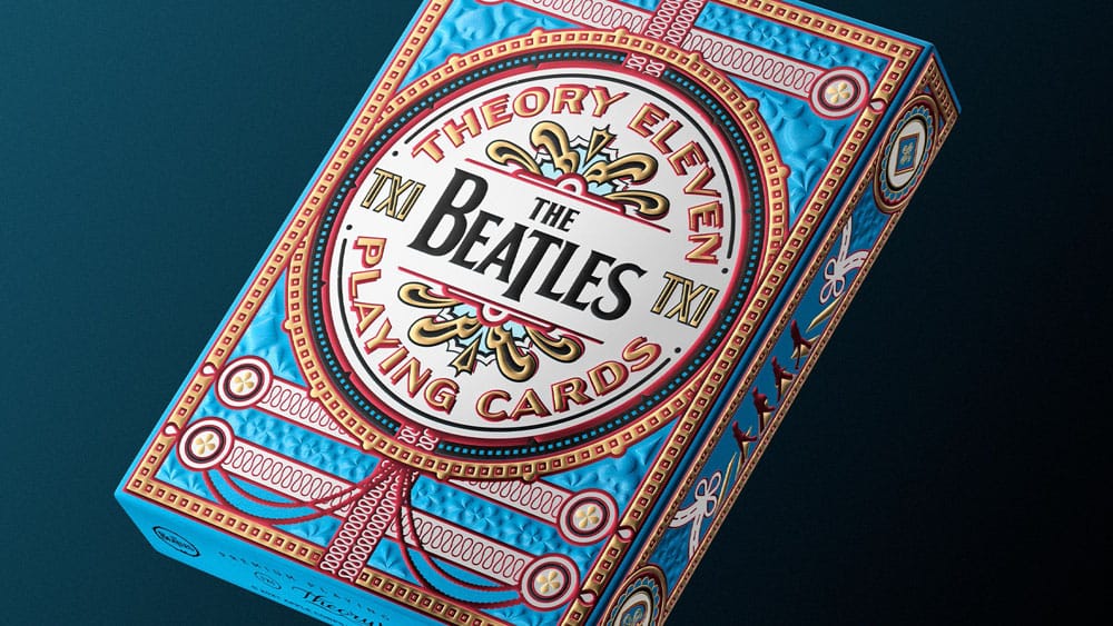 The Beatles Spielkarten Blue Version