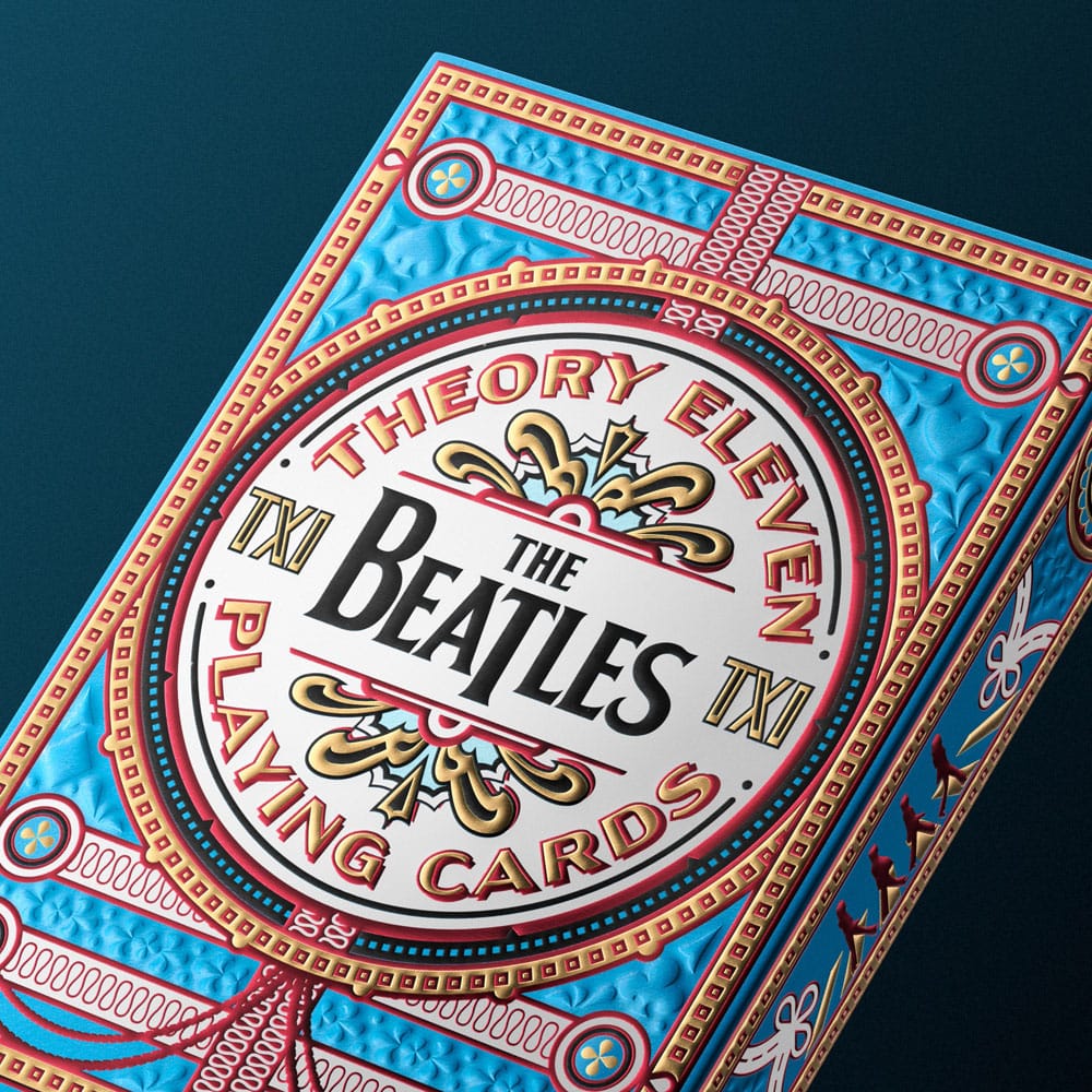 The Beatles Spielkarten Blue Version