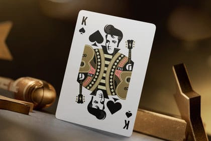Elvis playing cards