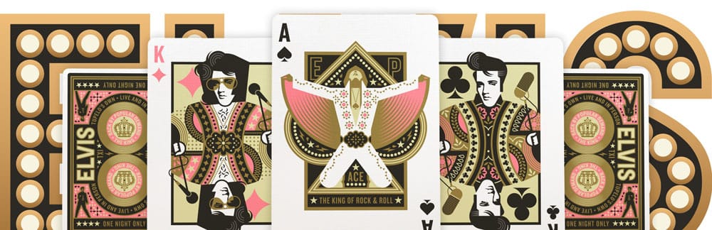 Elvis playing cards