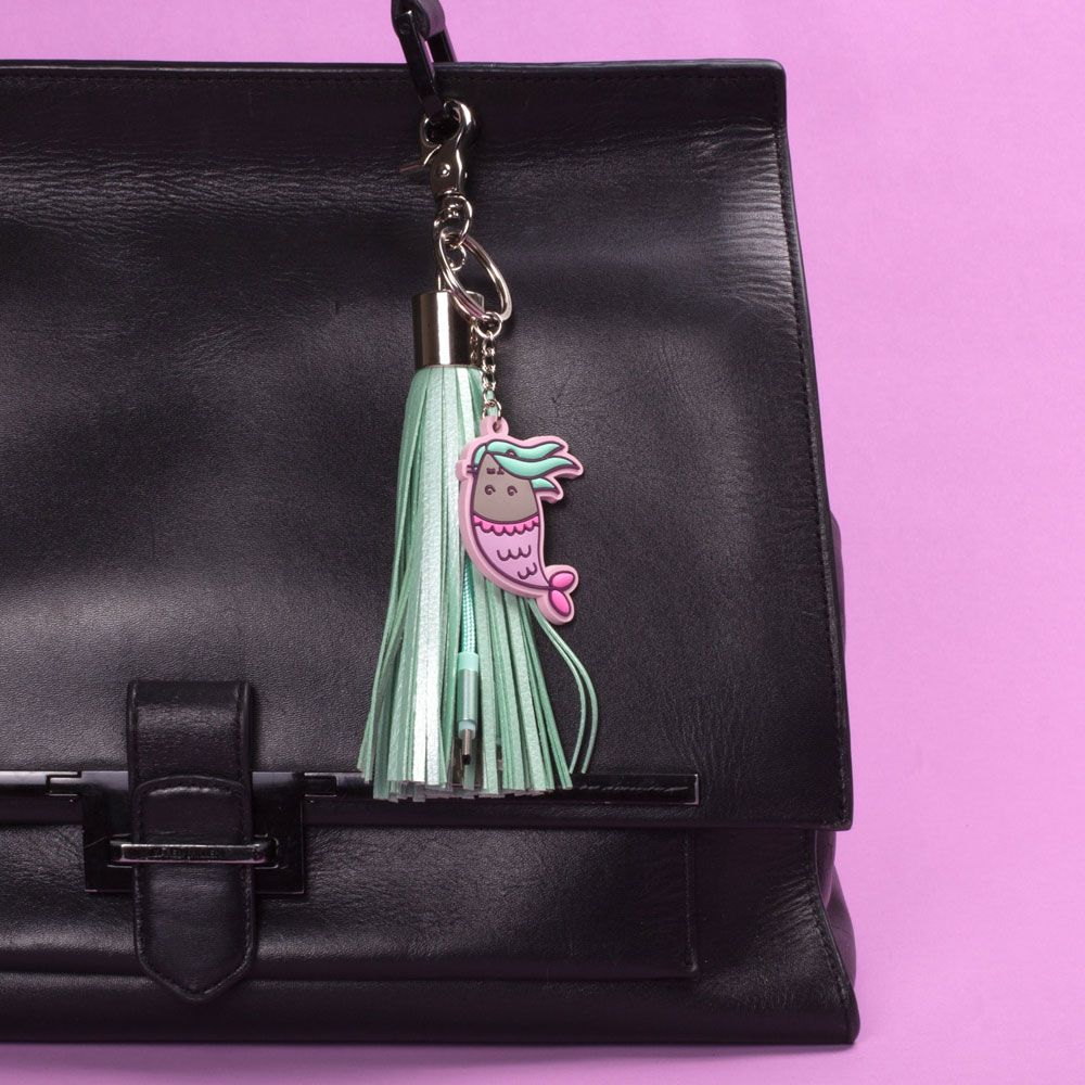 Pusheen USB charging cable 3-in-1 with keychain tassel