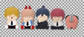 Chainsaw Man Twinchees Minifiguren Chubby Chubby 5 cm Display (24)