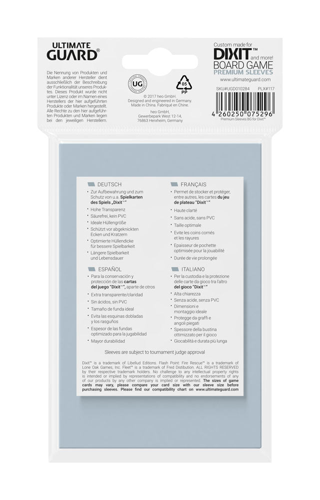 Ultimate Guard Premium Soft Sleeves for Dixit™ Board Game Cards (90)