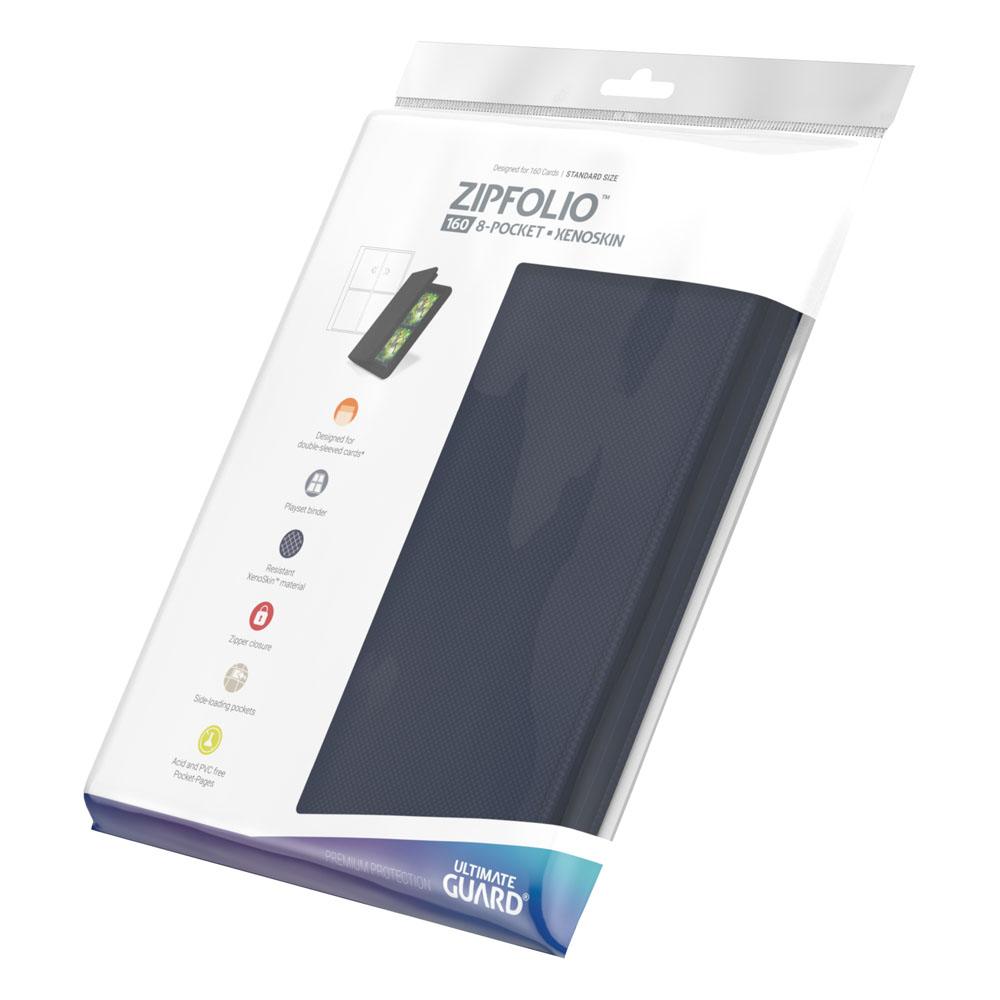 Ultimate Guard Zipfolio 160 - 8-Pocket XenoSkin Blau