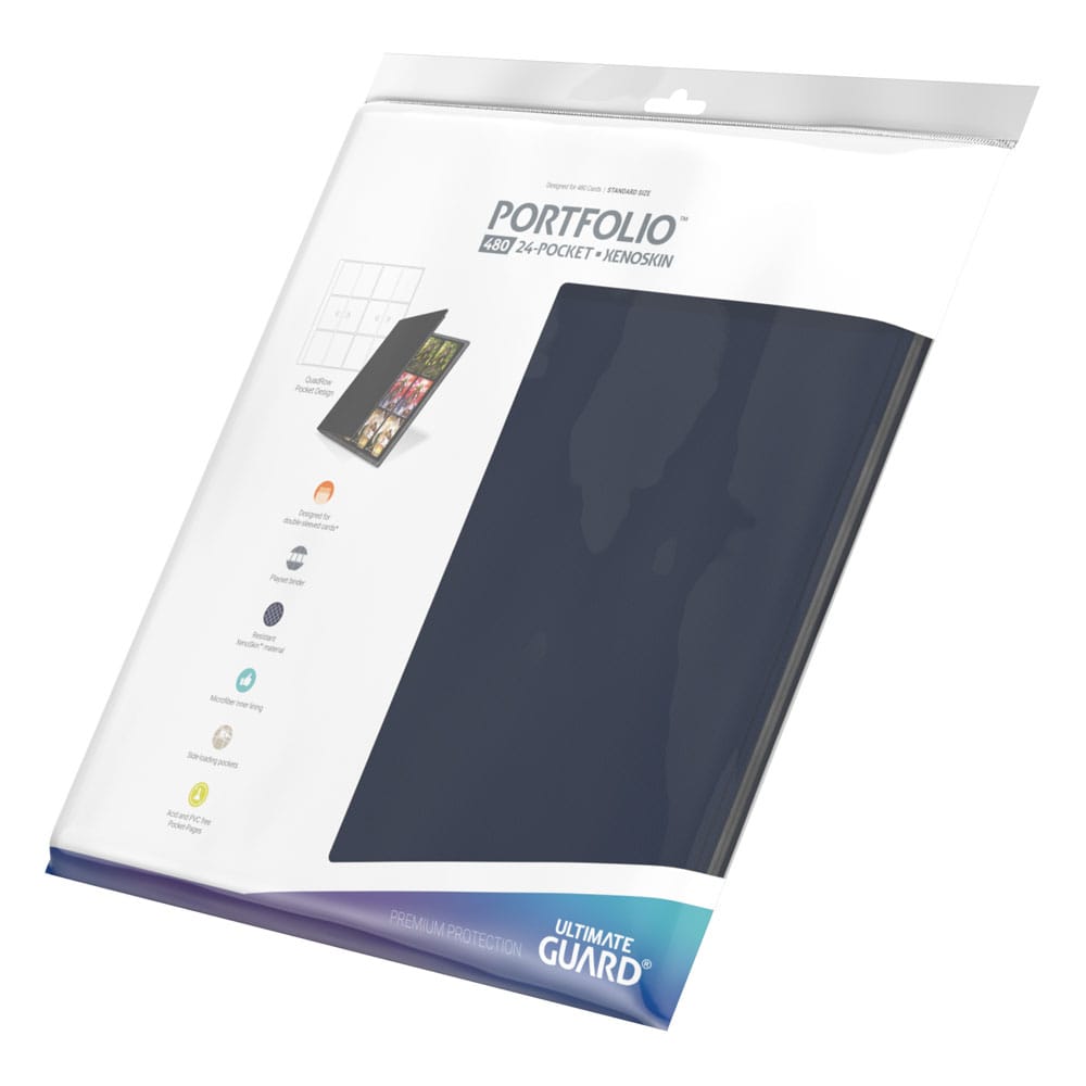 Ultimate Guard Portfolio 480 - 24-Pocket XenoSkin (Quadrow) - Blau