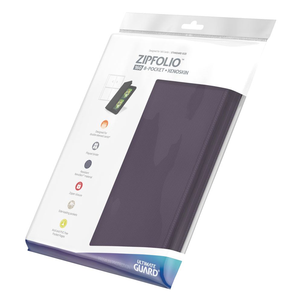 Ultimate Guard Zipfolio 160 - 8-Pocket XenoSkin Violett