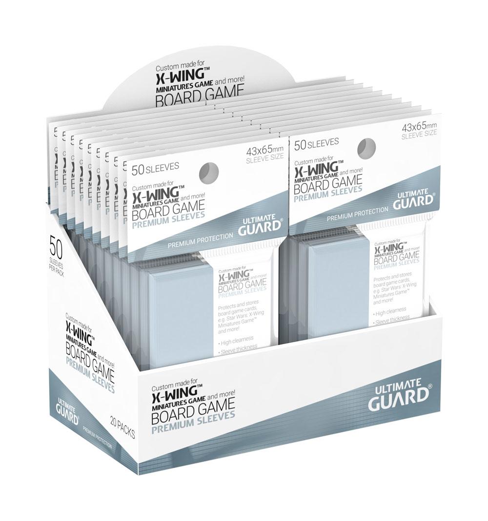 Ultimate Guard Premium Soft Sleeves for X-Wing™ Miniatures Game Board Game Cards (50)