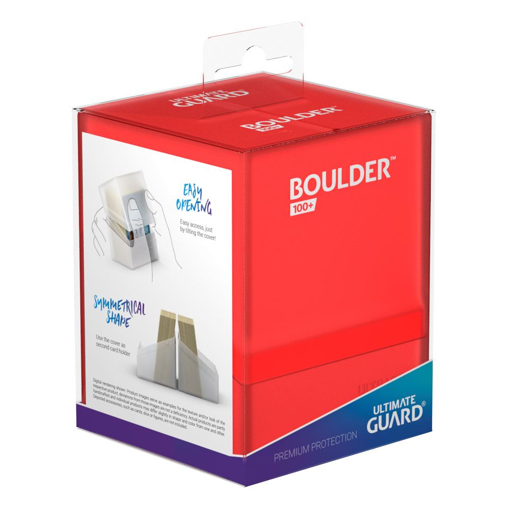Ultimate Guard Boulder Deck Case 100+ Standardgröße Ruby