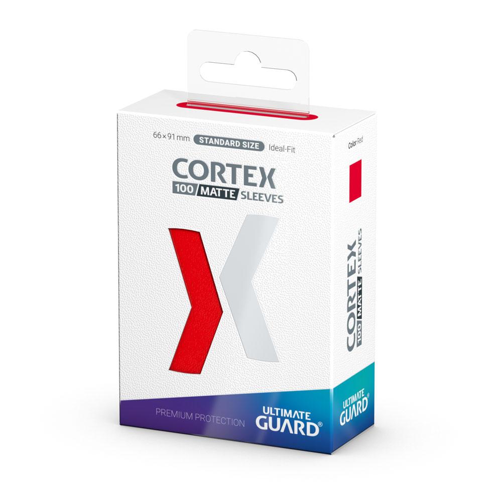 Ultimate Guard Cortex Sleeves Standard Size Matt Red (100)