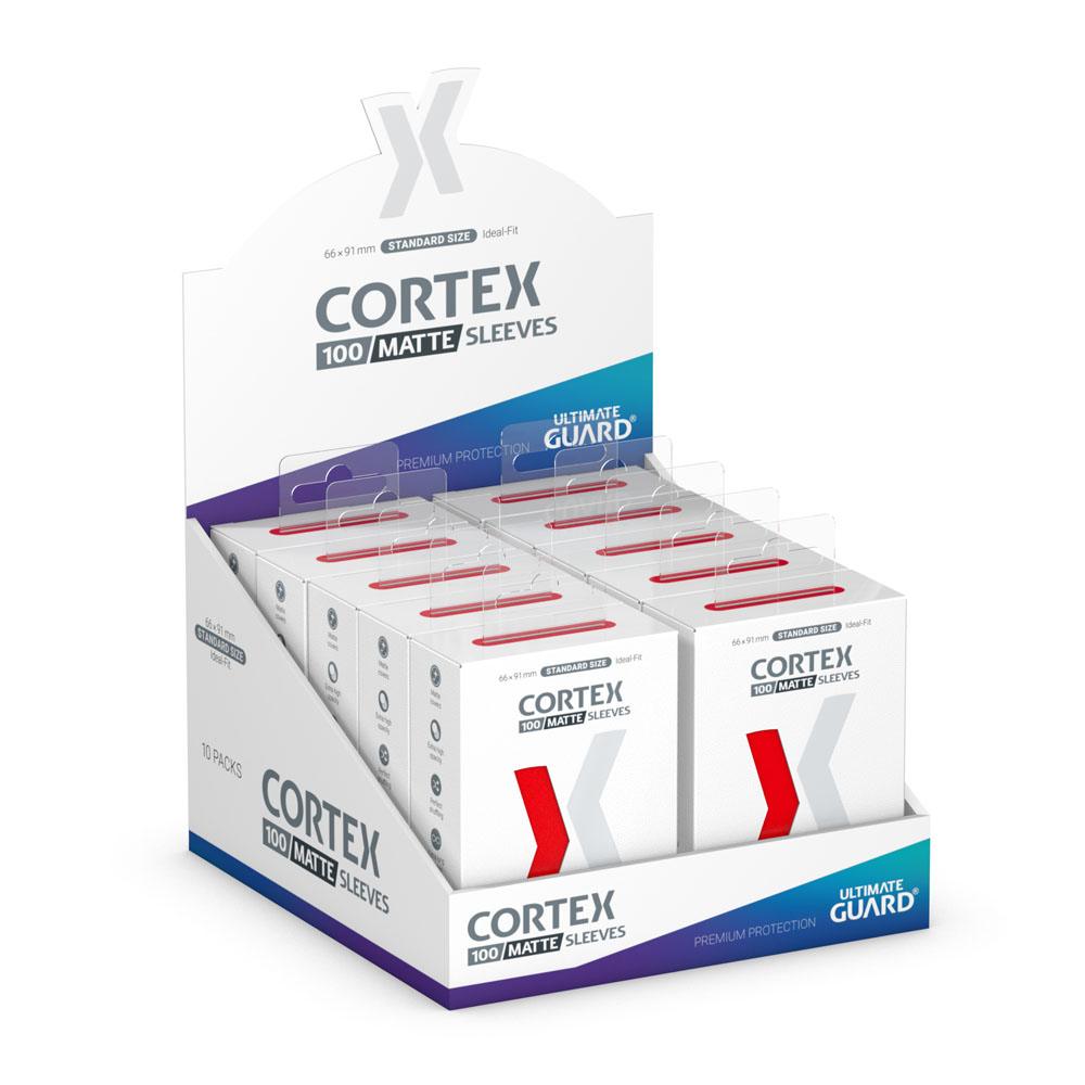 Ultimate Guard Cortex Sleeves Standard Size Matt Red (100)