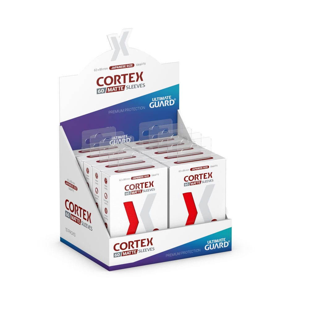 Ultimate Guard Cortex Sleeves Japanische Größe Matt-Rot (60)