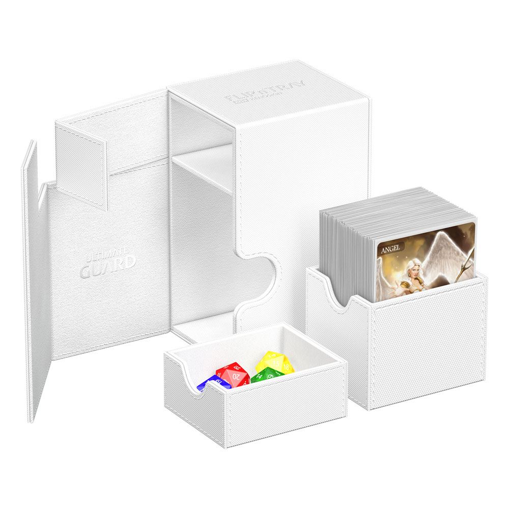 Ultimate Guard Flip`n`Tray 80+ XenoSkin Monocolor Weiß