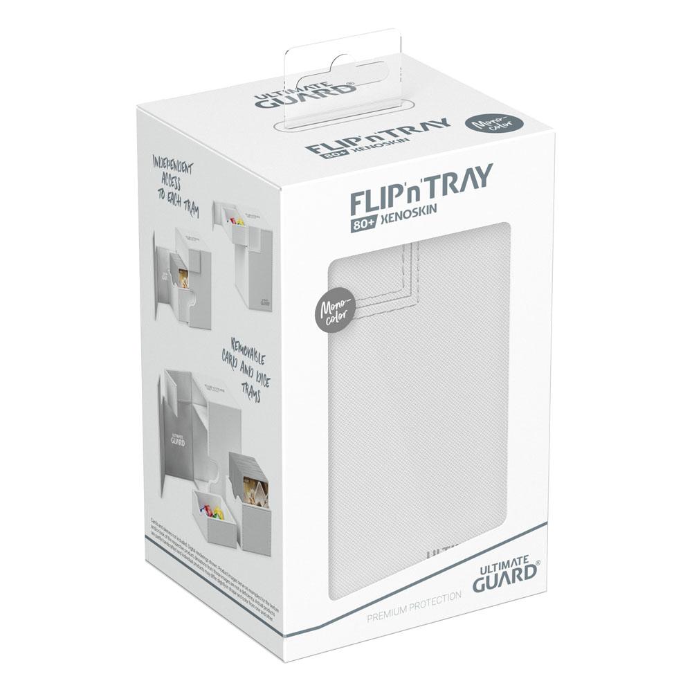 Ultimate Guard Flip`n`Tray 80+ XenoSkin Monocolor Weiß