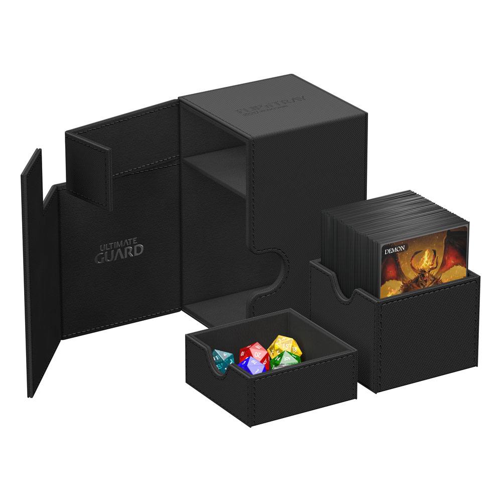 Ultimate Guard Flip`n`Tray 100+ XenoSkin Monocolor Schwarz