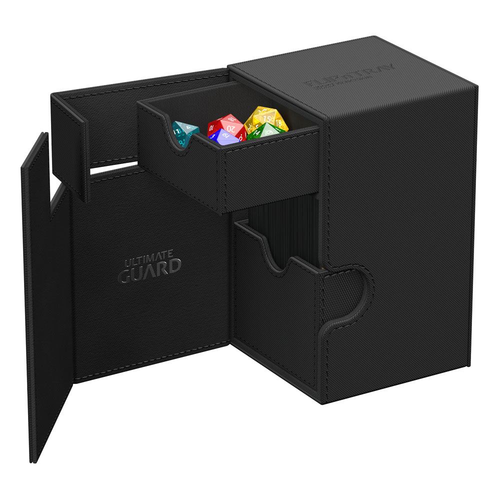 Ultimate Guard Flip`n`Tray 100+ XenoSkin Monocolor Schwarz