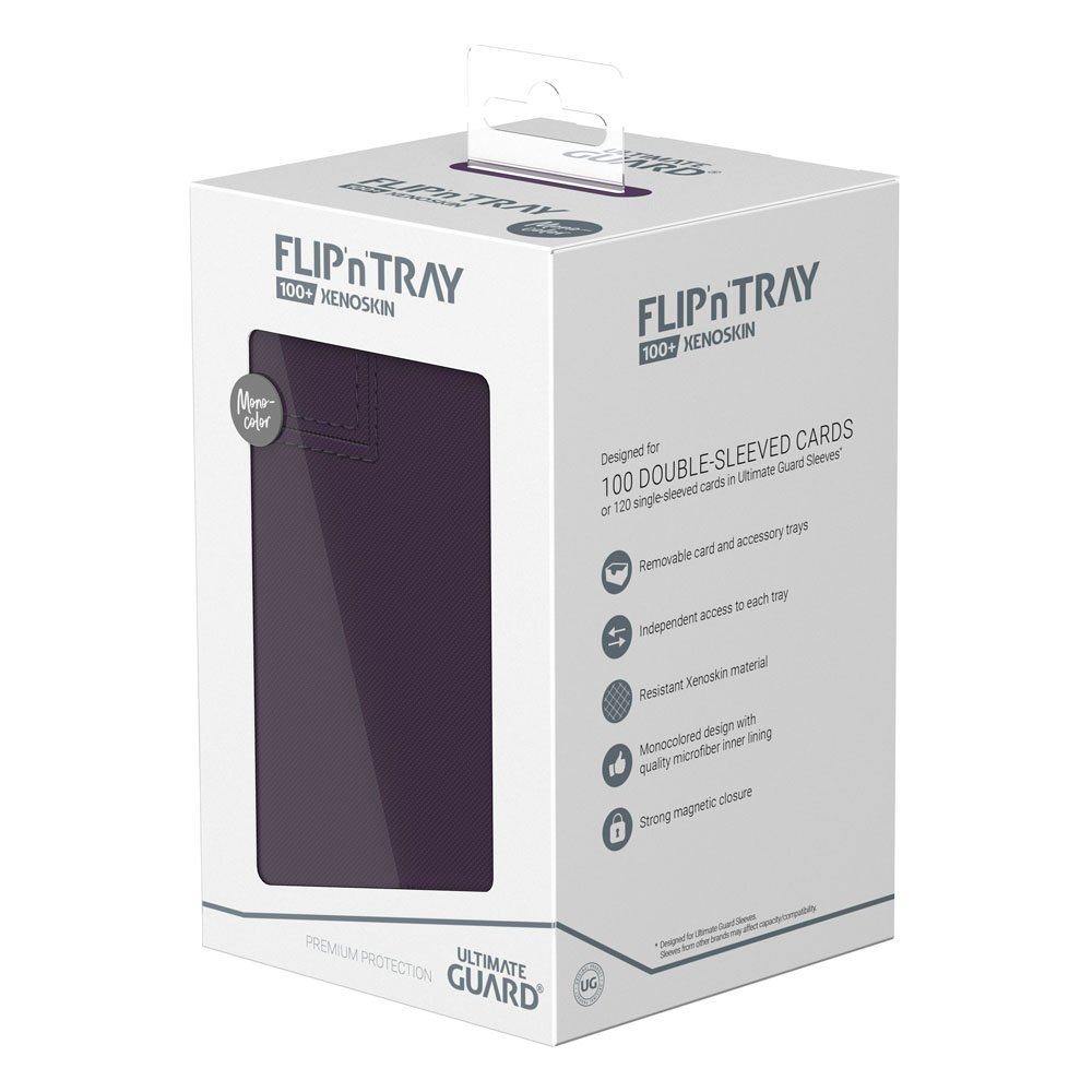 Ultimate Guard Flip`n`Tray 100+ XenoSkin Monocolor Violett