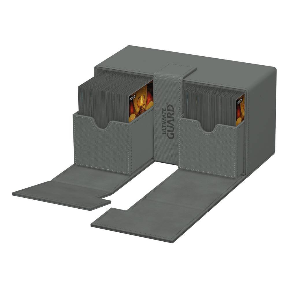 Ultimate Guard Twin Flip`n`Tray 200+ XenoSkin Monocolor Gray