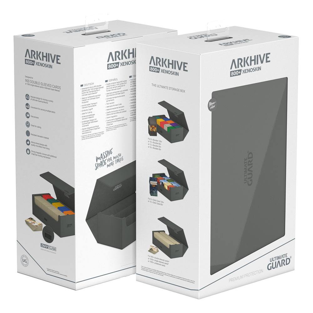 Ultimate Guard Arkhive 800+ XenoSkin Monocolor Gray