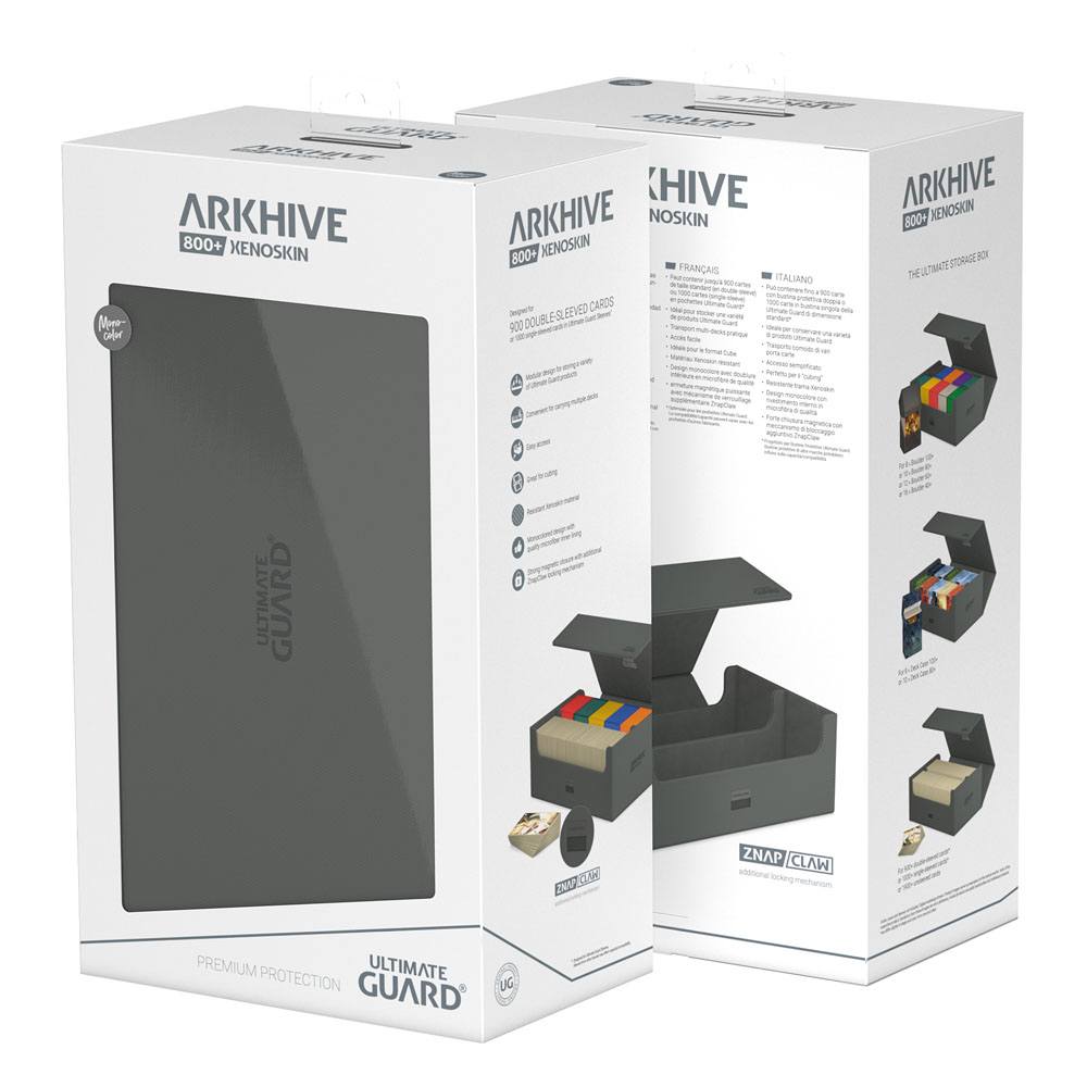 Ultimate Guard Arkhive 800+ XenoSkin Monocolor Gray