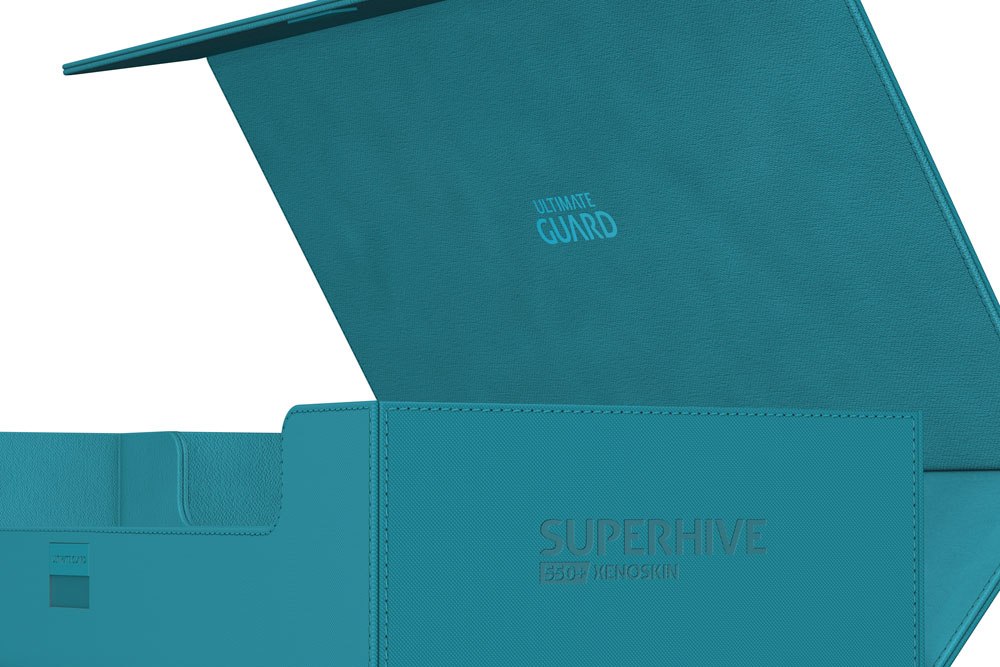 Ultimate Guard Superhive 550+ XenoSkin Monocolor Petrol Blue