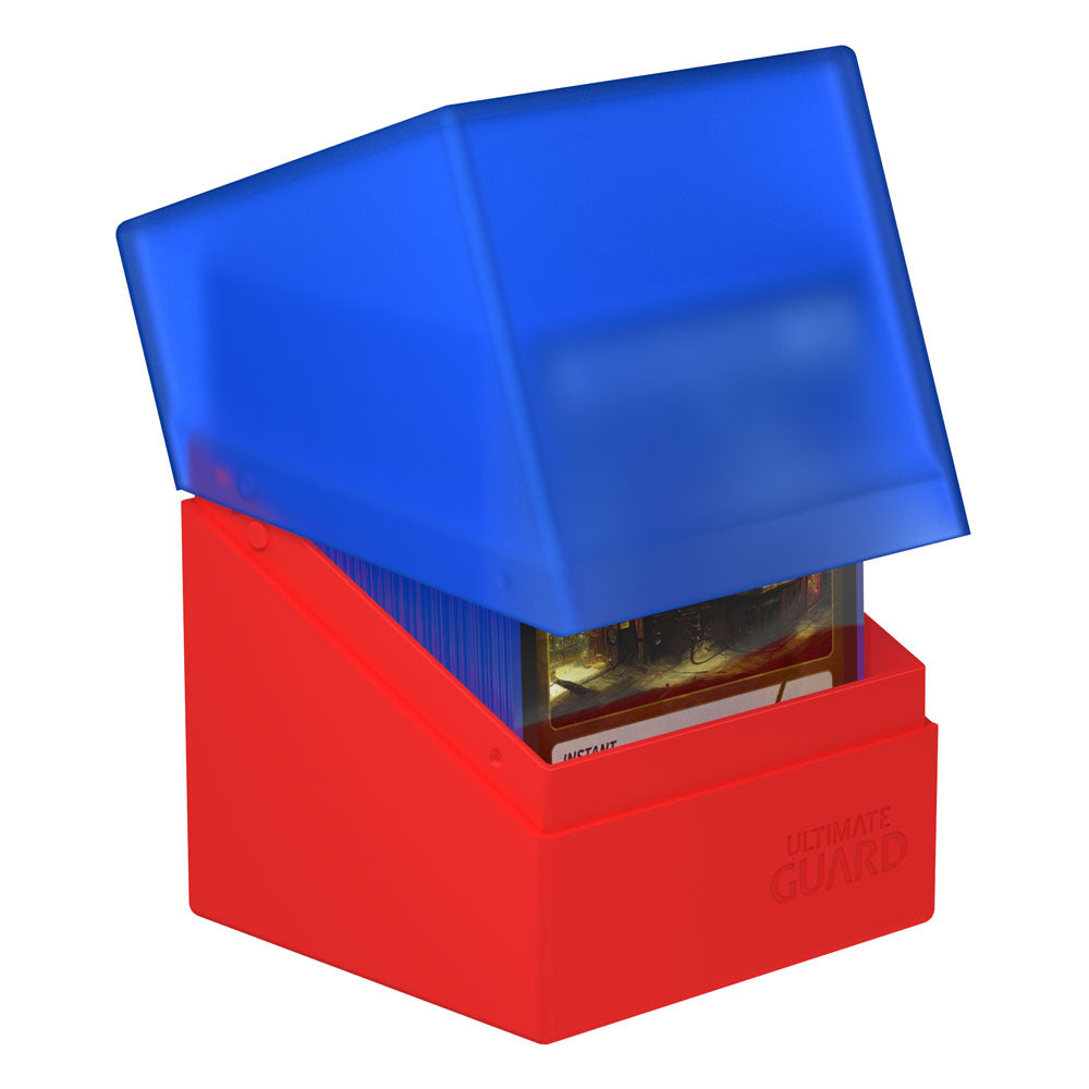 Ultimate Guard Boulder Deck Case 100+ SYNERGY Blau/Rot