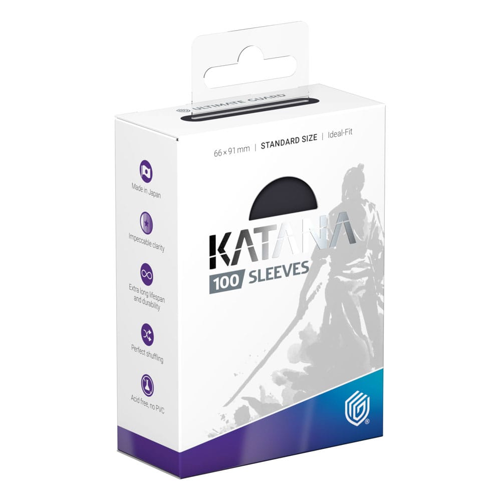 Ultimate Guard Katana Sleeves Standard Size Obsidian Shard (100)