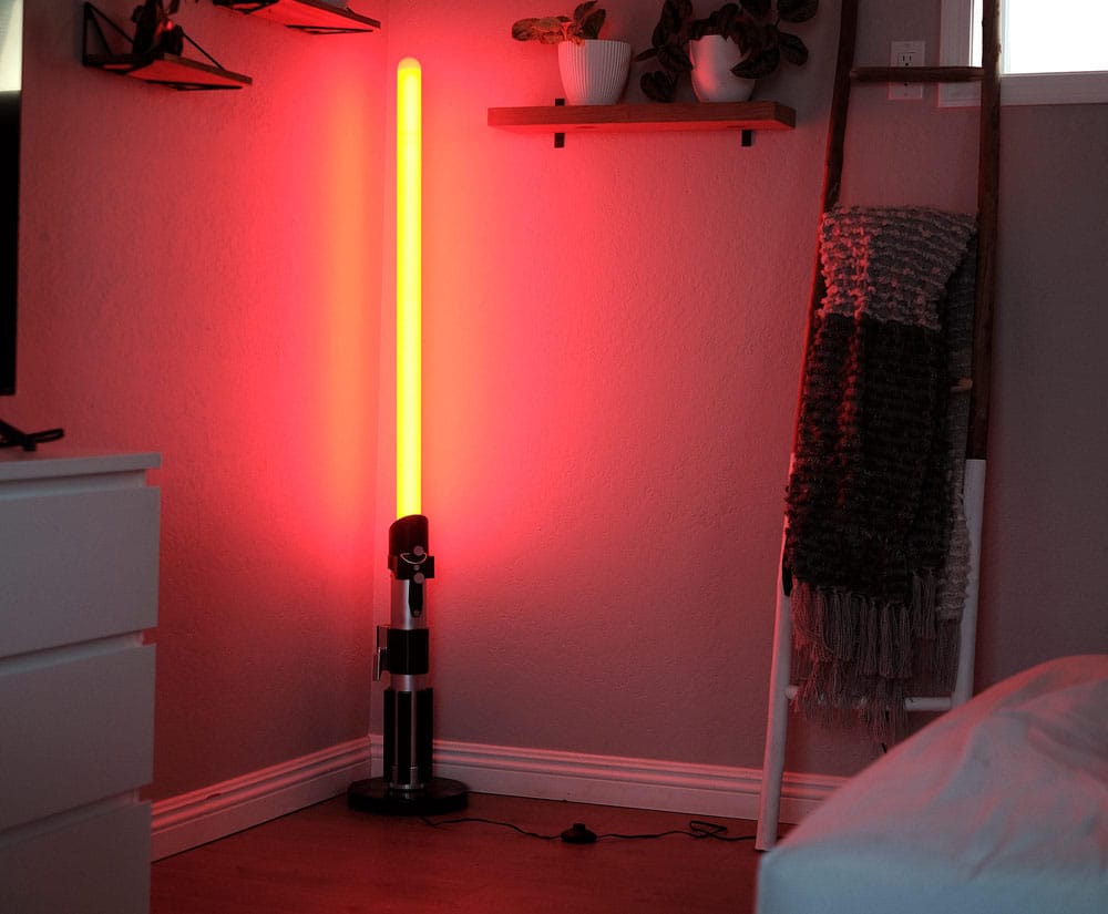 Star Wars Stehlampe Darth Vader Lichtschwert 152 cm