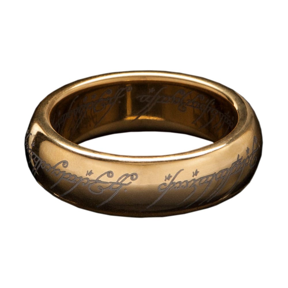 Lord of the Rings Tungsten Ring The One Ring (gold-plated) size 8