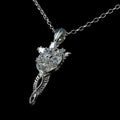 Lord of the Rings Replica 1/1 Pendant &amp; Chain Arwen's Evenstar (Sterling Silver)