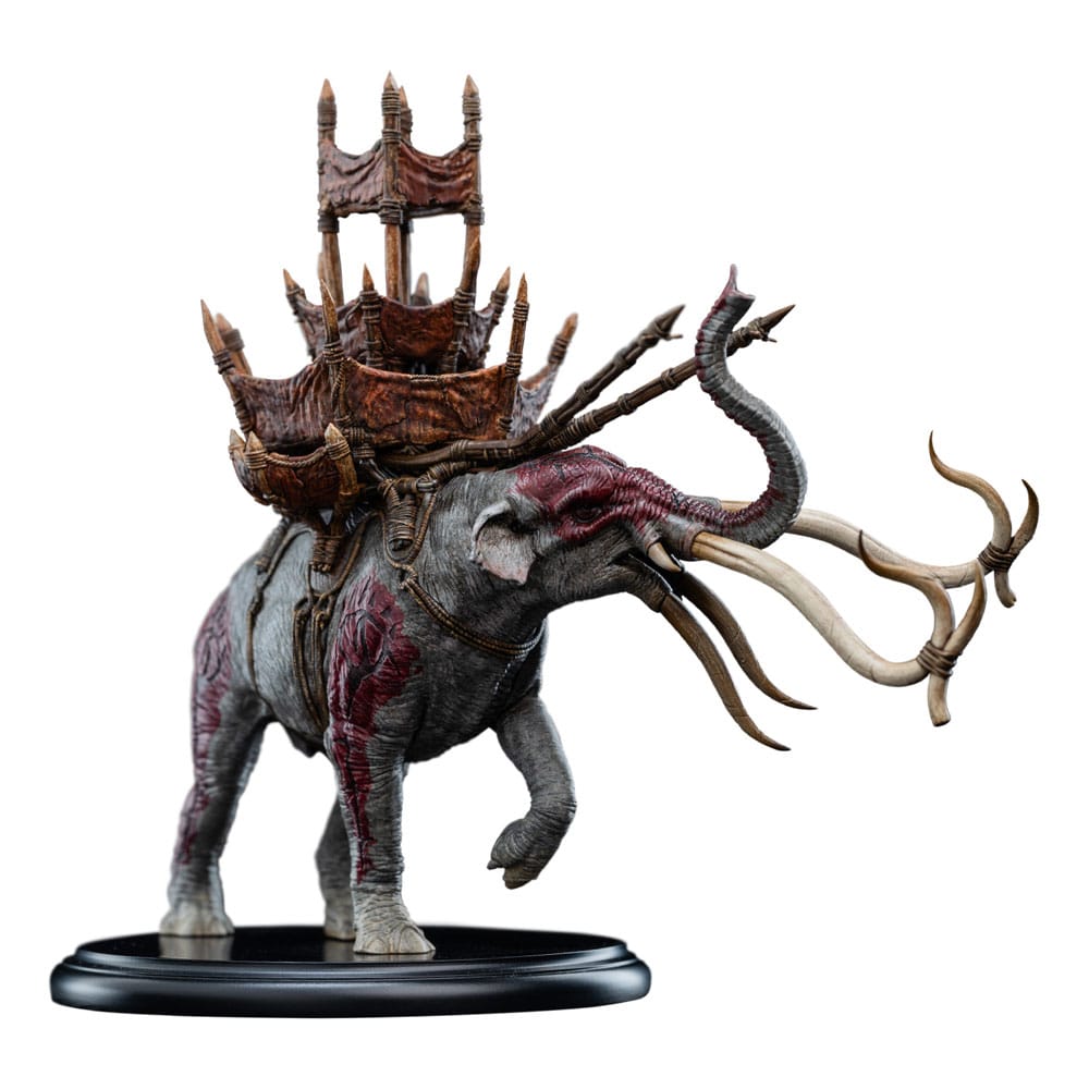 Herr der Ringe Mini Statue Mumak in Battle 17 cm