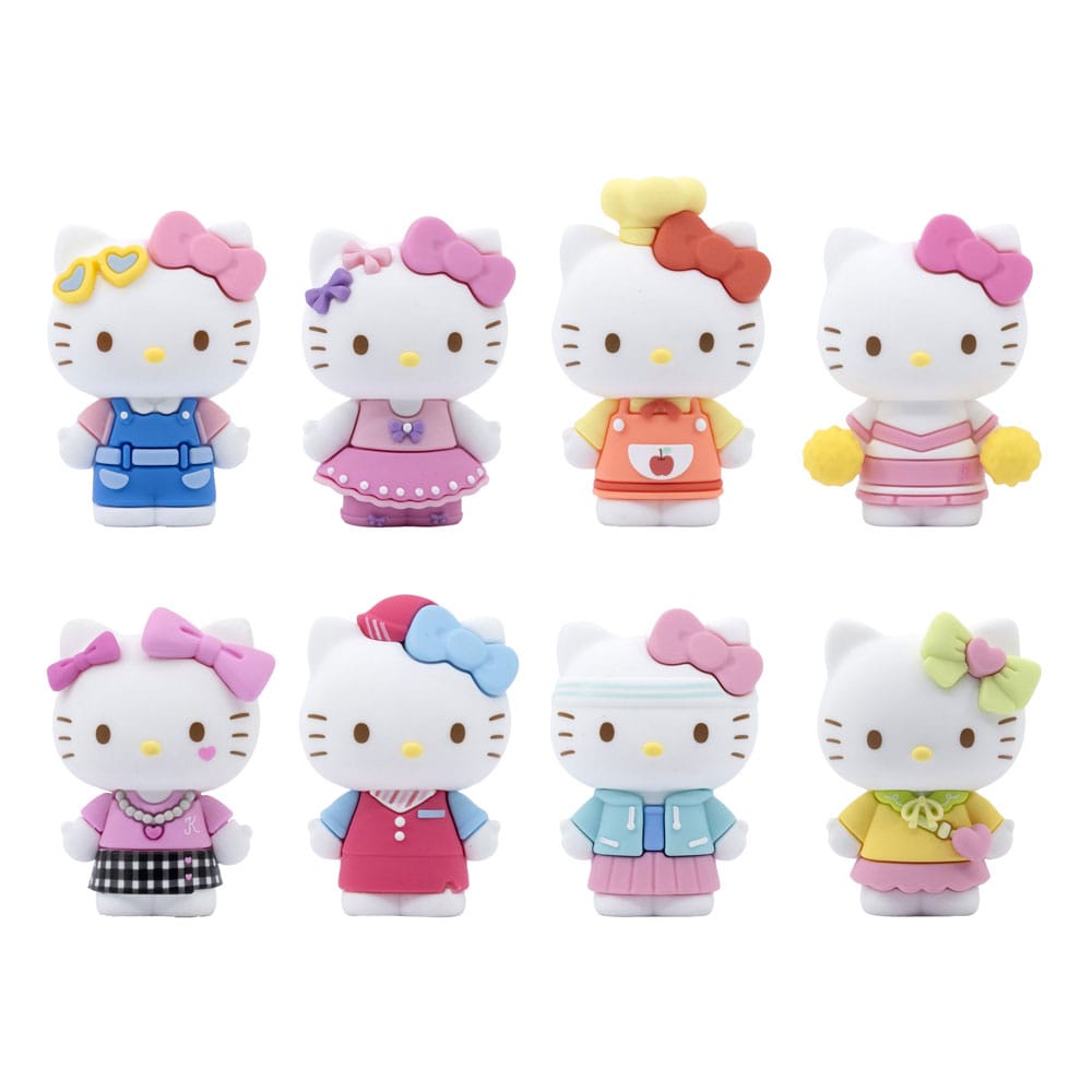 Sanrio Mini-Doll Cute Outfits Series Minifigures Hello Kitty 5 cm Display (12)